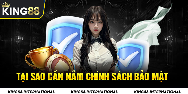 Tại sao anh em cần nắm chính sách bảo mật của King88?