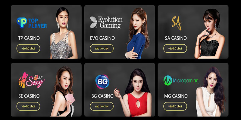 Các sảnh game đổi thưởng hot nhất tại Casino King88